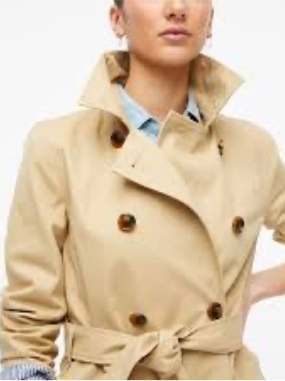 J. Crew | Classic trench coat khaki